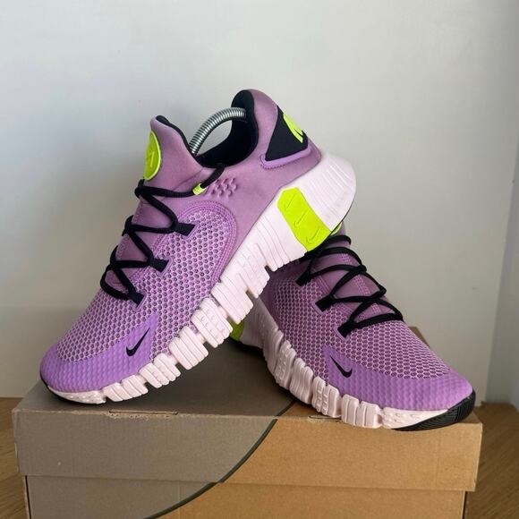Nike Free Metcon 4 “Rush Fuchsia/Volt” Women Running Sneakers - SZ 11.5 - Picture 9 of 12